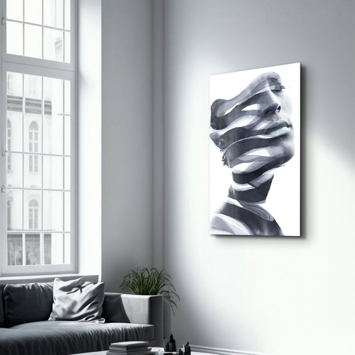 Wallity Pintura Decorativa de Vidrio Templado 46 x 72 cm